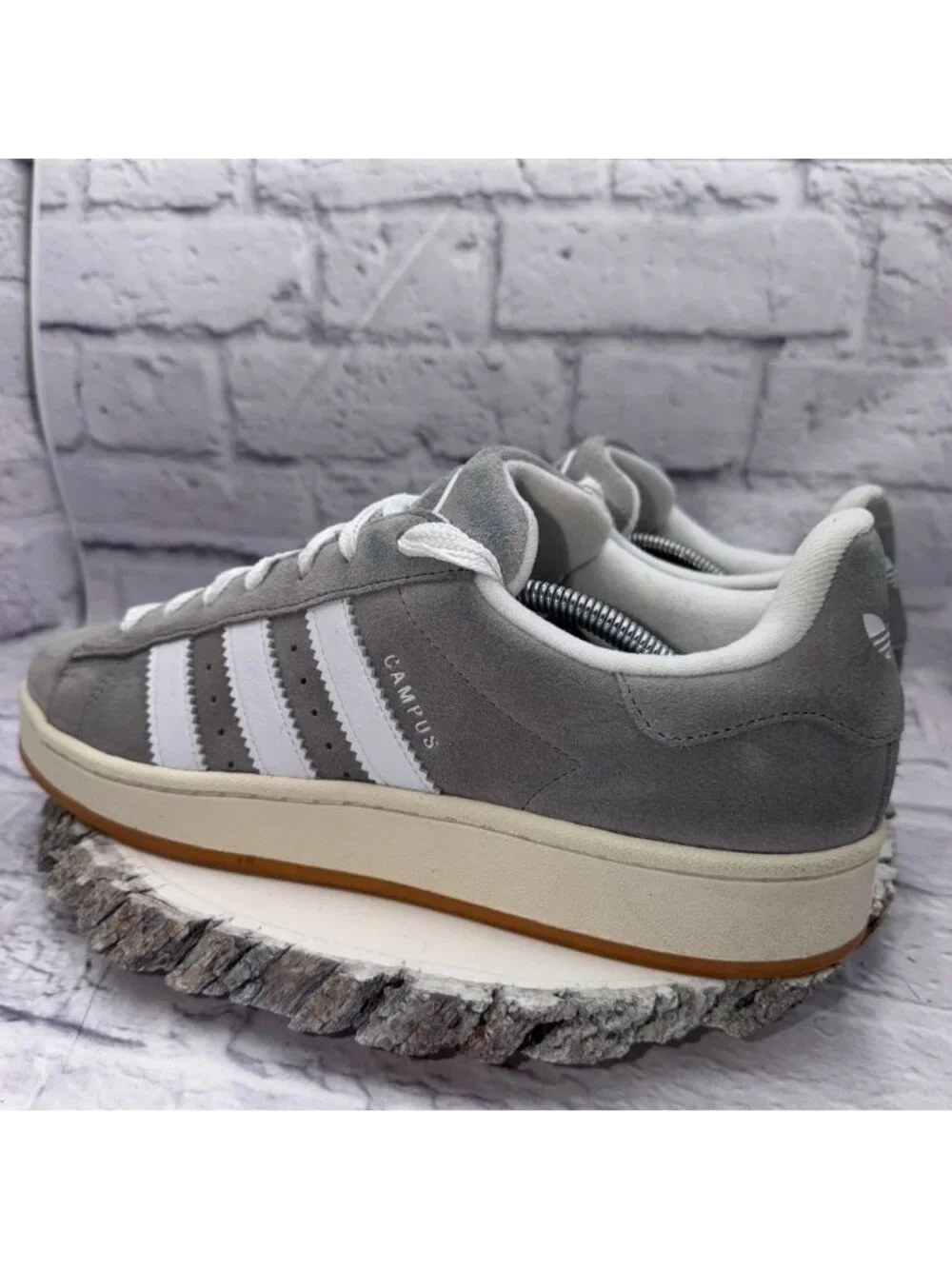 Adidas Campus 00s Grey White Suede Sneakers HQ8707 Mens Shoes Low Top Size 12